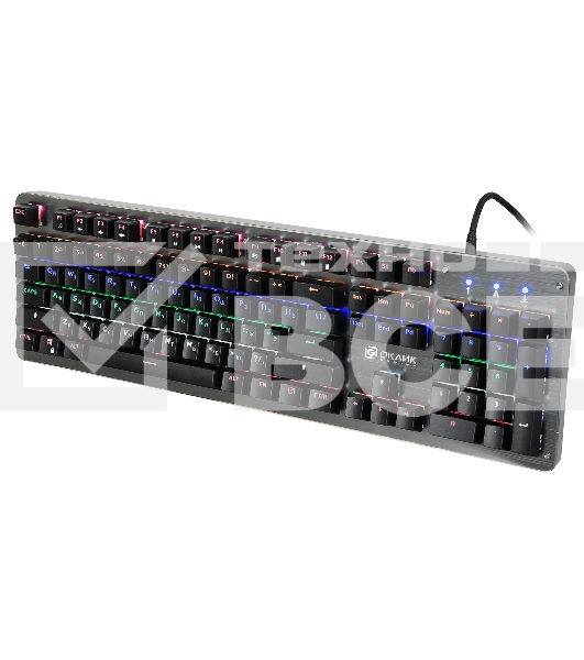 Клавиатура Oklick 970G DARK KNIGHT механическая черный USB Gamer LED