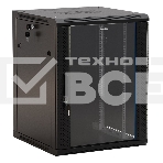 Шкаф настенный Hyperline TWB-2266-GP-RAL9004 19-дюймовый (19