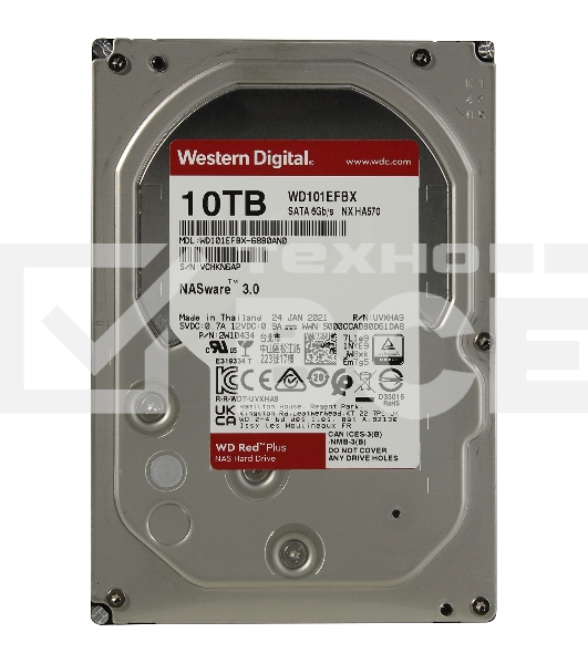 Жесткий диск Western Digital SATA 10TB 6GB/S 256MB RED WD101EFBX