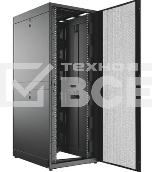 Шкаф коммутационный C3 Solutions (C3.RF4805) напольный 48U 750x1200мм пер.дв.перфор. задн.дв.перфор. 2 бок.пан. направл.под закл.гайки 1120кг черный