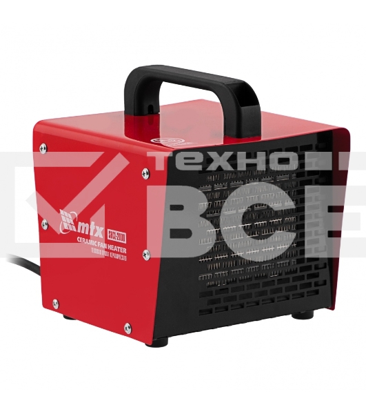 Тепловая пушка керамическая MTX SHCL-2000, квадратная, 230 В, 125 м3/ч, 1/2 кВт