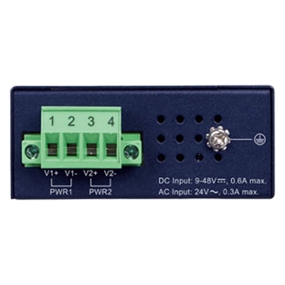 Коммутатор PLANET IGS-510TF IP30 Compact size 4-Port 10/100/1000T + 1-Port 100/1000X SFP Gigabit Ethernet Switch (-40~75 degrees C, dual 9~48V DC/24V AC)