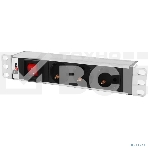 Блок розеток ЦМО Rem-10 без шнура с выкл., 3 Schuko, вход IEC 60320 C14, 10A, алюм., 10