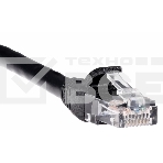 Патч-корд литой AOpen ANP612B-BK-10M (7/0.20) UTP кат.6 черный 10m, фото 1