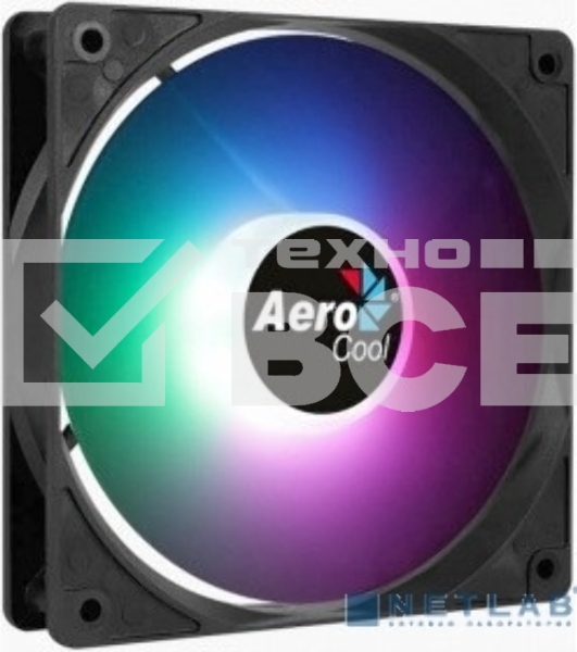 Вентилятор для корпуса Aerocool / Formula Frost 12 черный, 120 мм, 1000 об/мин, 23.7 дБ, 3 pin