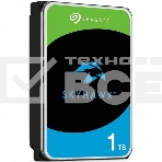 Жесткий диск Seagate SATA-III 1TB ST1000VX013 Video Skyhawk (5400rpm) 256Mb 3.5