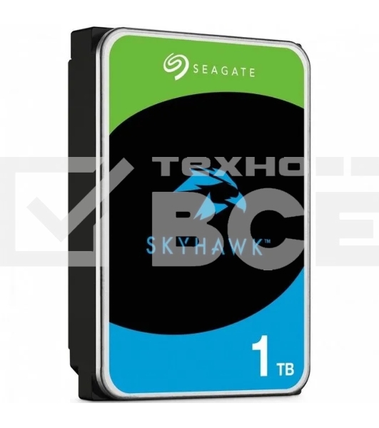Жесткий диск Seagate SATA-III 1TB ST1000VX013 Video Skyhawk (5400rpm) 256Mb 3.5