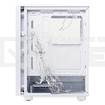 Компьютерный корпус HSPD M510, Mesh Mid Tower, белый, TG, 0.5 SPCC, 4x120мм ARGb ATX, mATX, mITX 180/280/160мм 1x2.5