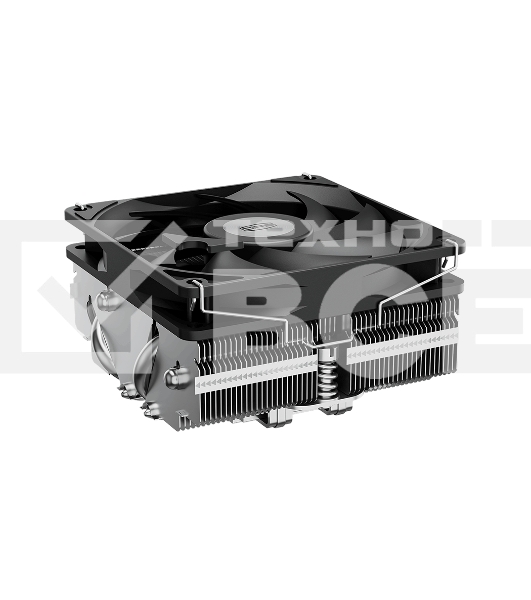Кулер для процессора PCCooler S815I Low profile (125W, 4pin PWM, 37mm, Al/Cu, 4x6mm, 1x75mm, 51.42 CFM, 39dBA, 2000~4000 RPM, S: LGA115X/20XX/1200/1700/1851 AMD3/AMD4, silver)