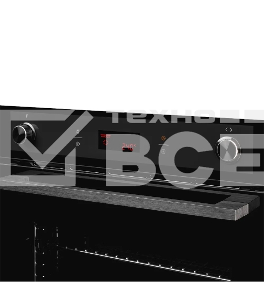 Встраиваемый духовой шкаф Kuppersberg HM 639 Black 60 см, 70 л, 9 режимов, гидролизная очистка, черный