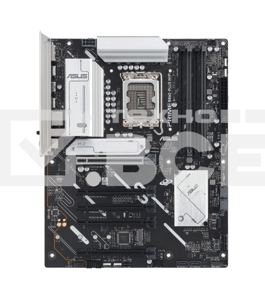 Материнская плата ASUS PRIME B860-PLUS WIFI, LGA 1851, Intel B860, 4xDDR5, 4xSATA, 2xM.2, 1xPCIe 5.0 x16, 4xPCIe 4.0 x16, 2xUSB-C, 4xUSB-A 3.2 Gen 1, 2xUSB-A 3.2 Gen 2, 1xHDMI, 1xDP, 1x2.5Gb LAN, 7.1, ATX
