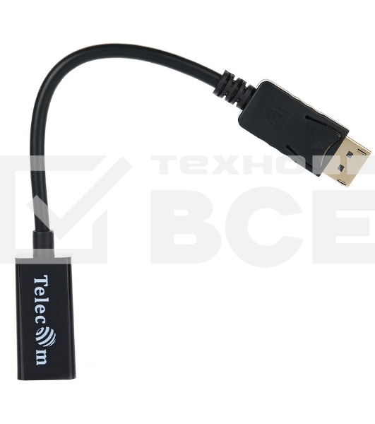 Кабель-переходник DP --> HDMI-F 0.2m, Telecom (TA553)