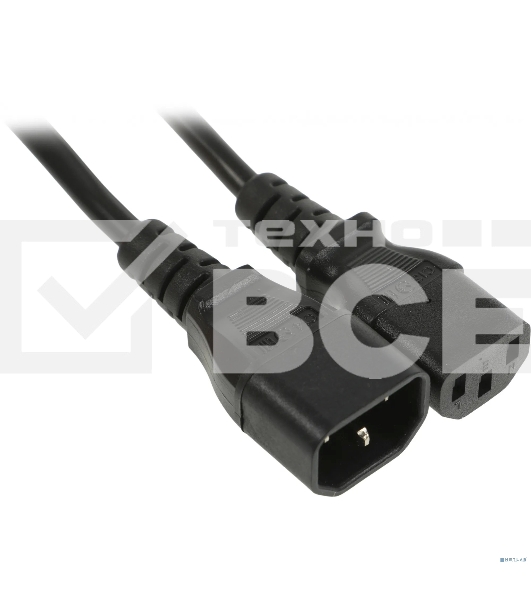 Шнур сетевой Rexant IEC 320 C13 – IEC 320 C14 3x0,75мм², 3м