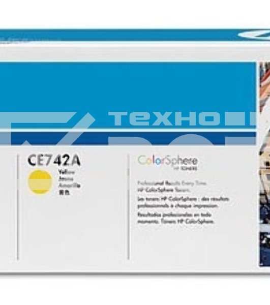 Картридж лазерный HP CE742A желтый Color LJ CP5225 (7300стр.)