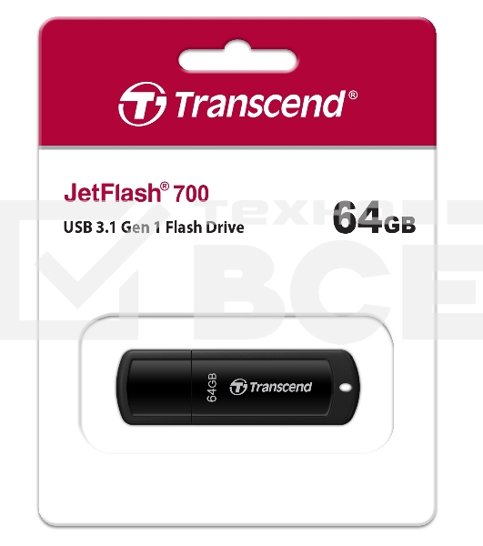 Флеш диск Transcend USB Drive 64Gb JetFlash 700 TS64GJF700