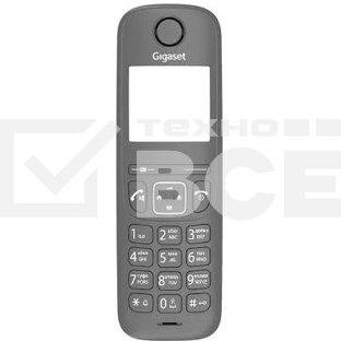 Дополнительная трубка Dect Gigaset AS690HX черный для AS690