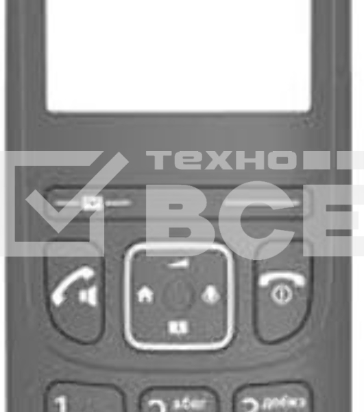Дополнительная трубка Dect Gigaset AS690HX черный для AS690