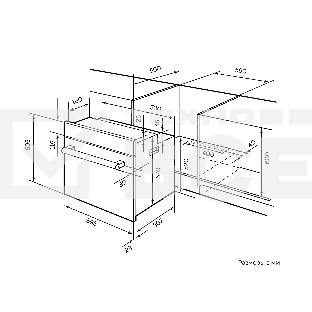 Духовой шкаф LEX EDM 040 IV LIGHT, встраиваемый