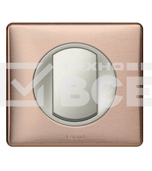 Рамка 1 пост Медь