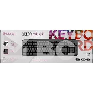 Клавиатура Defender Astra HB-588  проводная, USB, черный