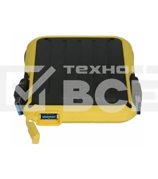 Внешний HDD 2.5' 2.0Tb Silicon Power Armor A66 SP020TbPHD66SS3Y черно-желтый (USB3.2, прорезиненный, противоударный MIL-STD-810G, пыле-влагозащищенный IPX4)