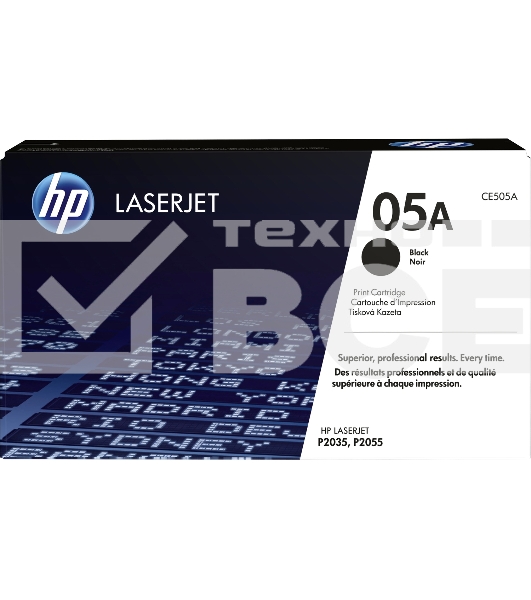 Картридж лазерный HP CE505A черный LJ P2055/P2035 (2300стр.)