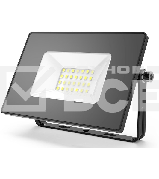 Прожектор светодиодный GAUSS 613527120 LED 20W 1300lm IP65 3000К черный 1/60