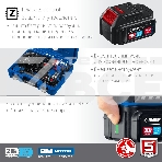 Дрель-шуруповерт Зубр DBS-201-42, 20В, 2 АКБ, Ударная, Кейс, фото8