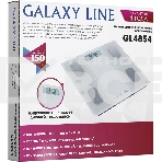 Весы напольные многофункциональные Galaxy Line GL 4854, белый, электронные, элемент питания типа «AAA», 2 шт в комплекте, сверхточная сенсорная электронная система, платформа из высокопрочного стекла, жидкокристаллический дисплей, максимально допустимый в, фото11