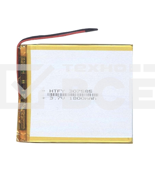 Аккумулятор Li-Pol (батарея) 3*75*85мм 2pin 3.7V/1800mAh