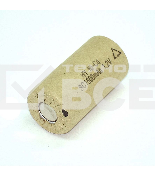 Аккумулятор Ni-Cd SC 1.2V 1500mAh