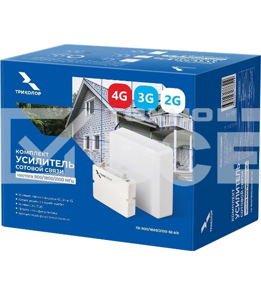 Усилитель сигнала Триколор TR-900/1800/2100-55-kit 20м двухдиапазонная (046/91/00055708)