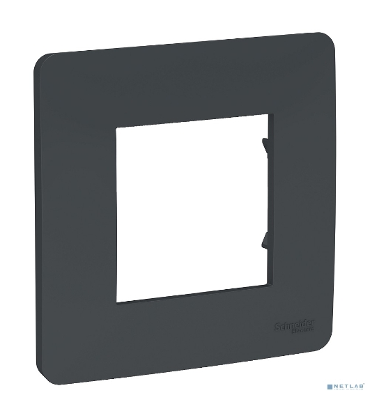 Рамка 1-м UNICA STUDIO антрацит SchE NU200254