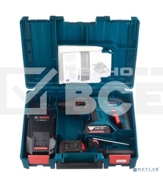 Перфоратор Bosch GBH 180-LI BL патрон:SDS-plus уд.:2Дж аккум. (кейс в комплекте)