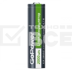 Аккумулятор GoPower Li-ion IMR18650 PC1 20A 3.7V 2500mAh без защиты выс.ток плос.конт., фото2
