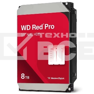 Жесткий диск WD SATA-III 8TB WD8005FFBX NAS Red Pro (7200rpm) 256Mb 3.5