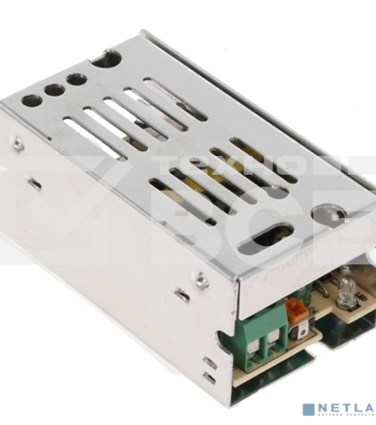 Источник питания 220 V AC/12 V DC 1 A 12 W с разъемами под винт, без влагозащиты (IP23)