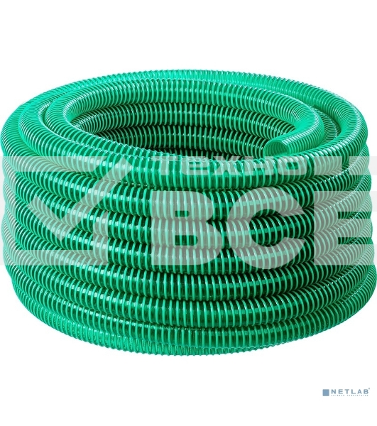 Шланг ЗУБР напорно-всасывающий со спиралью ПВХ, 3 атм, 25мм х 30м