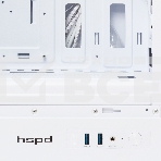 Компьютерный корпус HSPD M510, Mesh Mid Tower, белый, TG, 0.5 SPCC, 4x120мм ARGb ATX, mATX, mITX 180/280/160мм 1x2.5