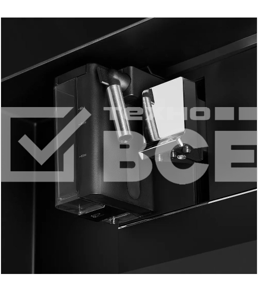 Встраиваемая кофемашина Kuppersberg KCM 183 Black High-Tech, контейнер для молока, 9 уровней помола, автоматическое выключение, сенсорное управление, капучинатор (автоматический), макс. давление 19 бар, объем контейнера для зерен 200 гр, объем емкости для