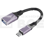 Кабель-переходник USB3.0 OTG Cablexpert A-USB3C-OTGAF-02, Type-C(M)/AF, 0.2м, алюминий, коробка, фото3