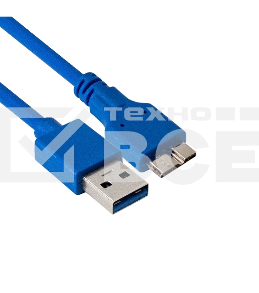 Кабель USB 3.0 ExeGate EX-CC-USB3-AMmicroBM9P-0.3 (Am/microBm 9P, 0,3м)