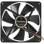 Вентилятор для корпуса ExeGate EX14025B4P-PWM черный, 140 мм, 1200 об/мин, 28 дБ, 4 pin, фото12