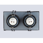 Светильник Ambrella light TN1146/2 BK черный IP44 GU5.3/2 180*95*38, фото4