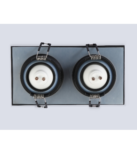 Светильник Ambrella light TN1146/2 BK черный IP44 GU5.3/2 180*95*38