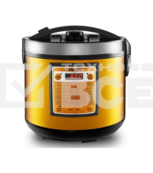 Мультиварка Centek CT-1495 black (ЗОЛОТО) 5.0л, 42 программы + Мультишеф