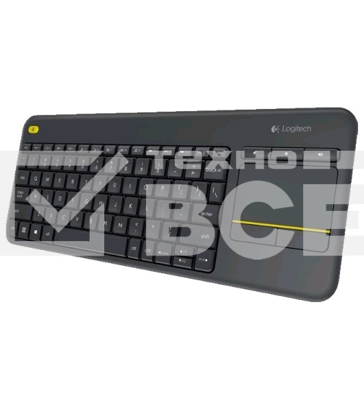 Клавиатура 920-007147 Logitech Keyboard K400 Wireless Touch Plus USB RTL 