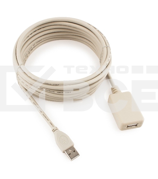 Кабель Gembird UAE016 USB 2.0 кабель удлинительный !!!Активный!!! 4.8м AM/AF