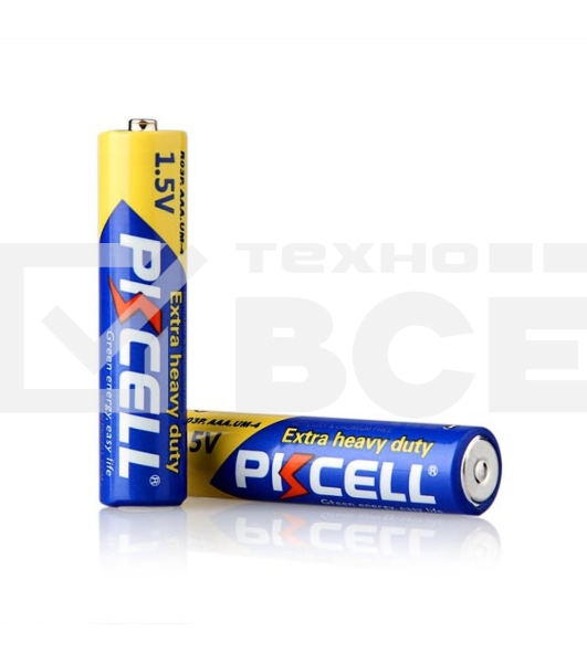 Солевой элемент питания PKCELL R03P-4B тип - AAА 4 шт в блистере