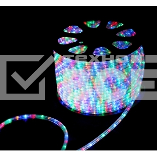 Шнур светодиодный Дюралайт чейзинг круглый 13мм 30LED/м мульти 2Вт/м 220В IP54 (уп.100м) NEON-NIGHT 121-329-6
